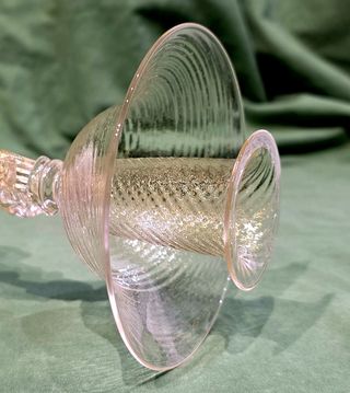 Portacandele vetro A. Seguso anni '60