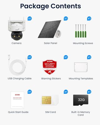 CAMARA 4G LTE TARJETA SIM NO WIFI 4MP PANEL SOLAR