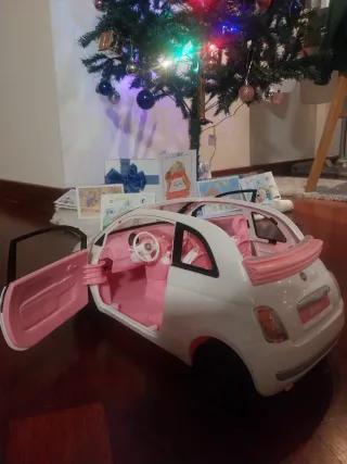 Coche de Juguete Barbie Blanco