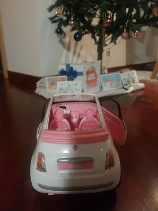 Coche de Juguete Barbie Blanco