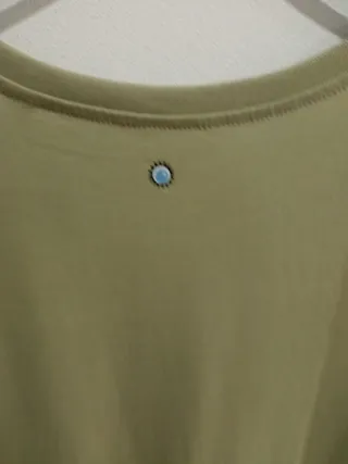 Camiseta verde mujer manga corta