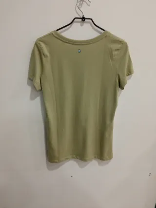 Camiseta verde mujer manga corta