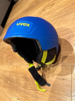 Casco esquí infantil Uvex azul