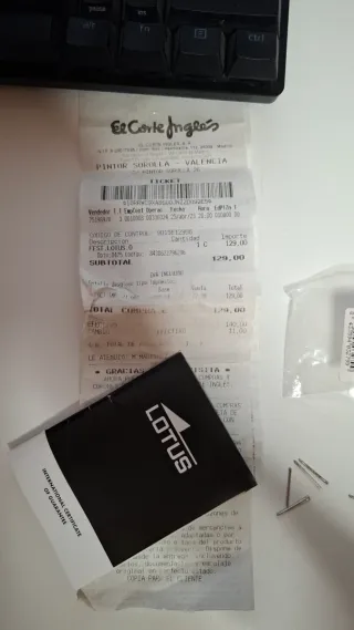 Reloj Lotus Cronógrafo Verde y Plateado