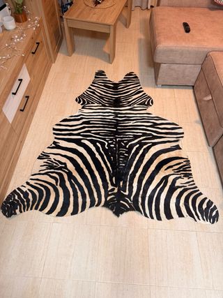 Alfombra Piel Cebra Zara Home