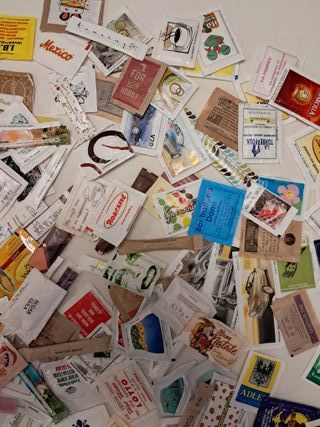 Lotto 160 bustine zucchero da collezione miste