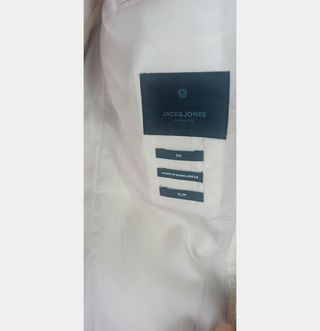 Blazer Jack & Jones Beige Slim Fit Talla M