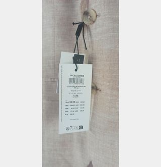 Blazer Jack & Jones Beige Slim Fit Talla M