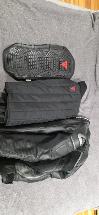 Chaqueta de Piel Dainese Negra