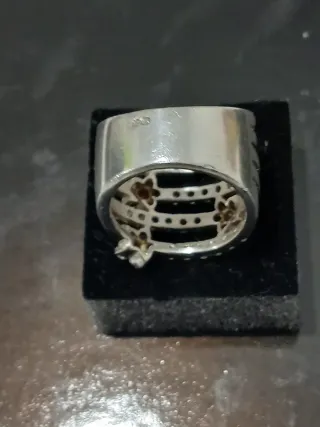 Anel Prata 925 Zircónias muito Brilhantes