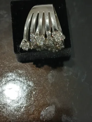 Anel Prata 925 Zircónias muito Brilhantes