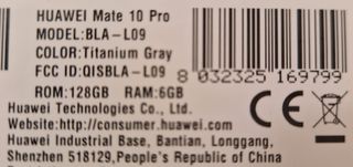Huawei Mate 10 Pro - Nero