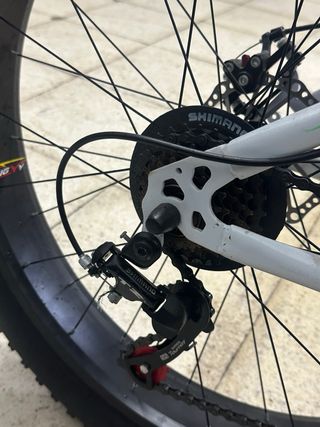 Bicicleta Fat Bike HILONG Blanca