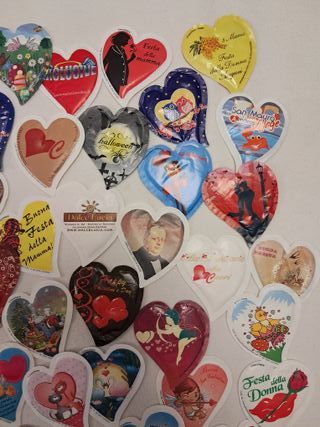 Lotto 50 bustine zucchero da collezione a forma di