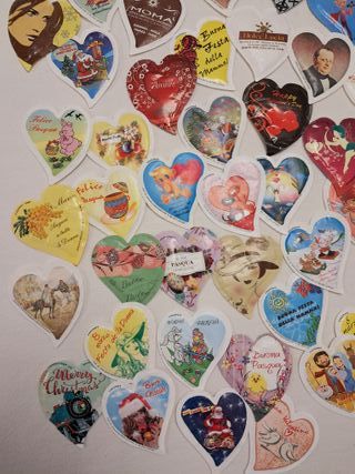 Lotto 50 bustine zucchero da collezione a forma di