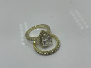 Conjunto de anillos oro talla 17.3 mm