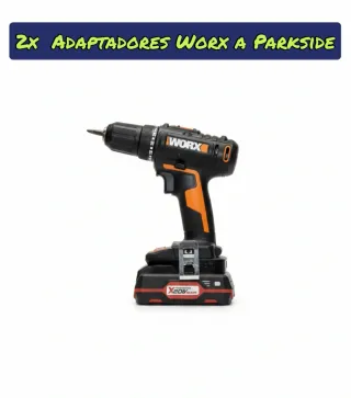 ㊗️2x Adaptadores Worx a Parkside㊗️