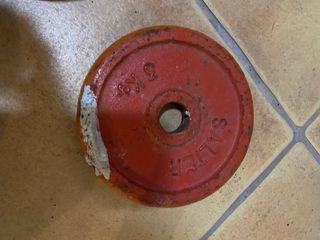 Mancuernas y discos de pesas