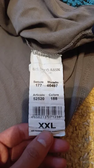 Polo Ralph Lauren manga larga beige