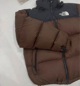 Chaqueta The North Face Marrón y Negra Mujer