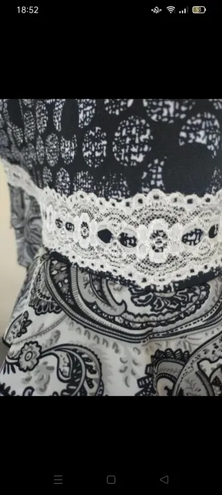 Falda flamenca larga volantes