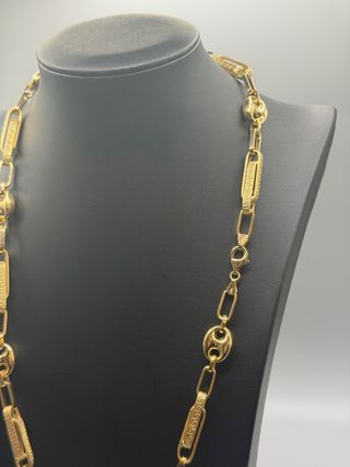 Ref310 Cadena de oro de 18k de diseño.