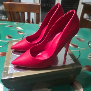 Decoltè Rossi Tacco Alto Tg 35
