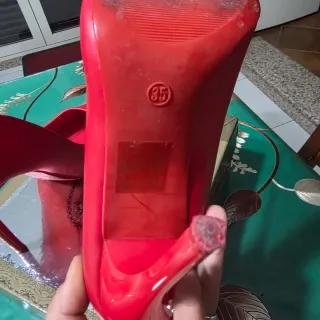 Decoltè Rossi Tacco Alto Tg 35