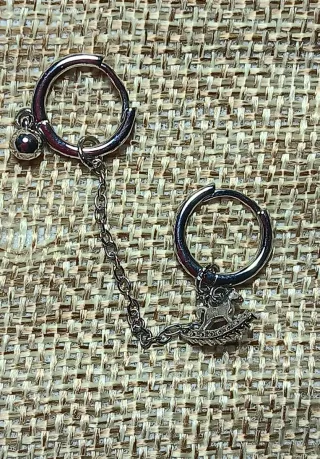 Pendientes Plata Ley Aro Desmontable