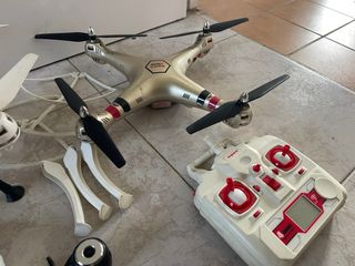 Drone Syma X8 Blanco y Dorado
