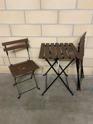 TÄRNÖ Tavolo con 2 sedie da esterno, tutto pieghevole