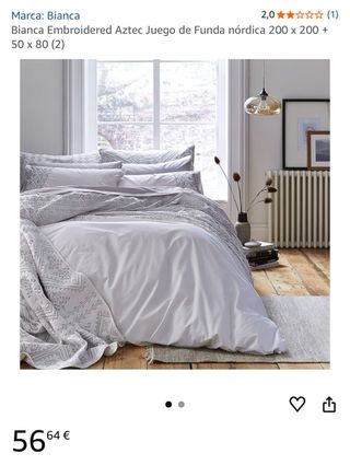 Funda Nórdica Cama 135 - 3 Piezas Algodón