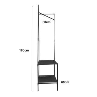 Perchero Negro Esquinero de Metal, nuevo