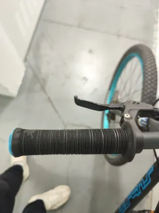 Bicicleta Montaña Decathlon Negra/Azul