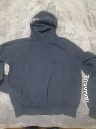 Felpa Boxeur des Rues con cappuccio blu