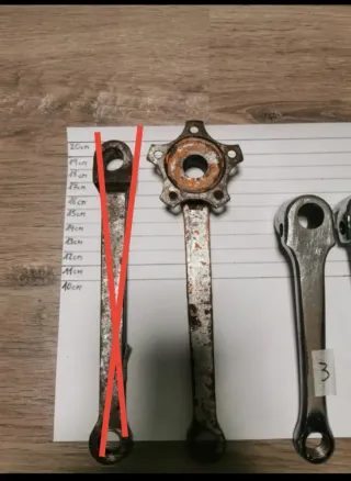 Bielas de bicicleta - Lote 4 unidades