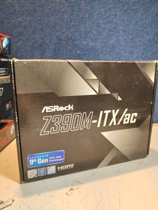 Placa Base ASRock Z390M-ITX/ac LGA1151 Mini-ITX WiFi DDR4 M.2