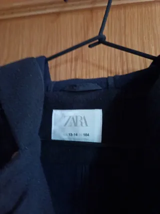 Trenka azul marino Zara Talla 13 - 14 años -164 cm