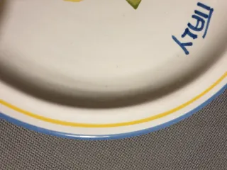 Piatto ceramica artigianale The Magic of Italy