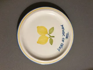 Piatto ceramica artigianale The Magic of Italy