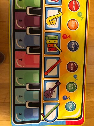 Alfombra musical para bebés