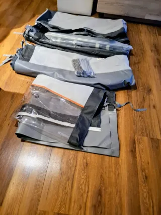 Toldo y cerramiento caravana 750 kg