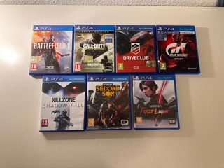 Lote 7 Juegos PS4