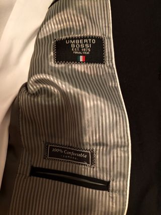 Traje de chaqueta negro