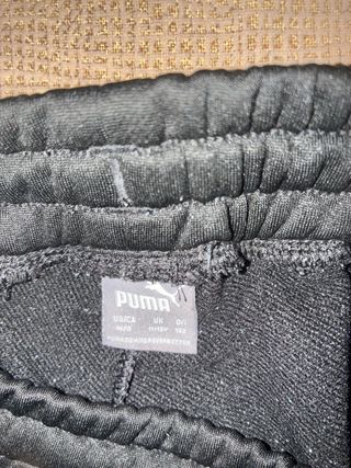 Pantalón chándal Puma negro y verde