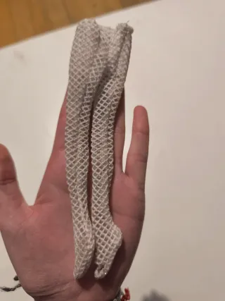 Medias de rejilla para muñeca