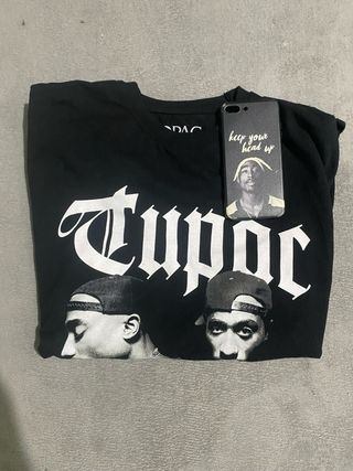 Camiseta 2Pac Negra