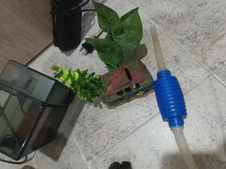 Acuario 100L Negro y Transparente