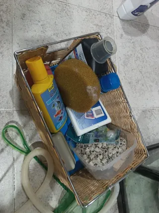 Acuario 100L Negro y Transparente