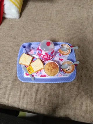 Juego de té y café de juguete